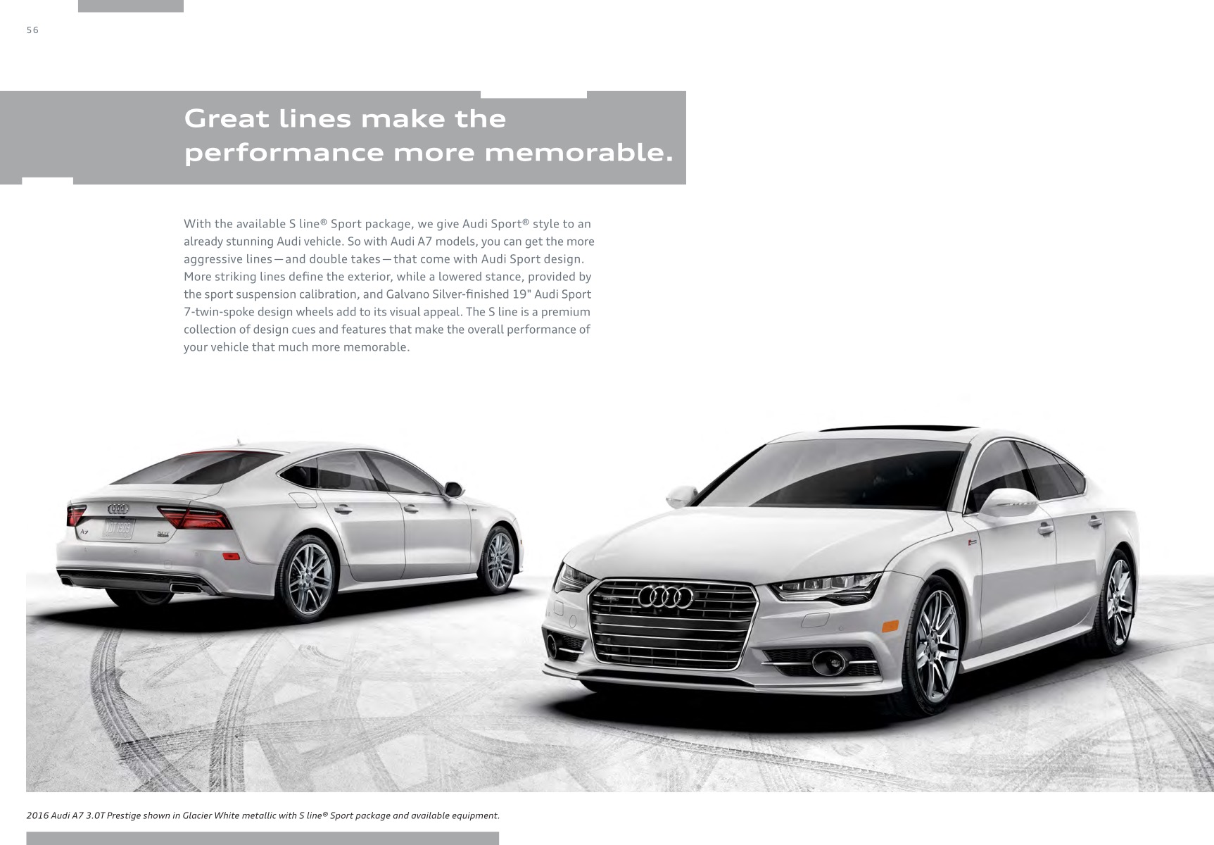 2016 Audi A7 Brochure Page 18